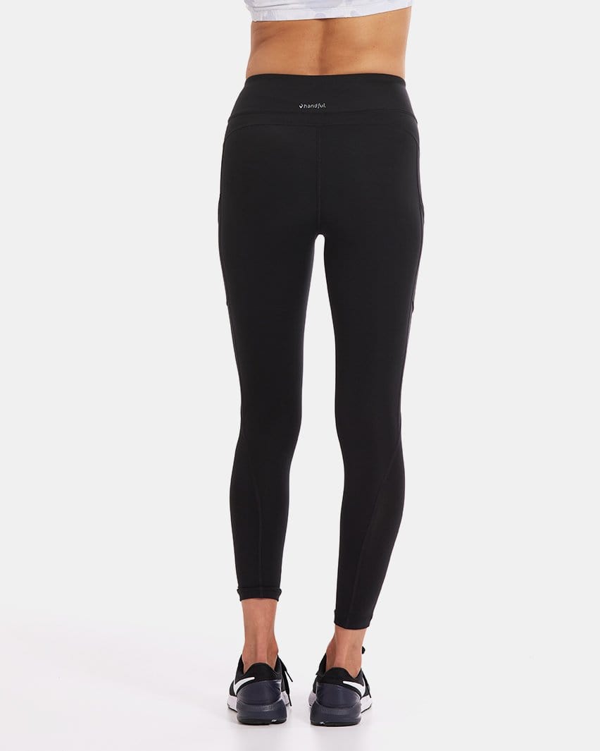 Wi-Thi Mid-Rise Pocketed Legging – Booya Black